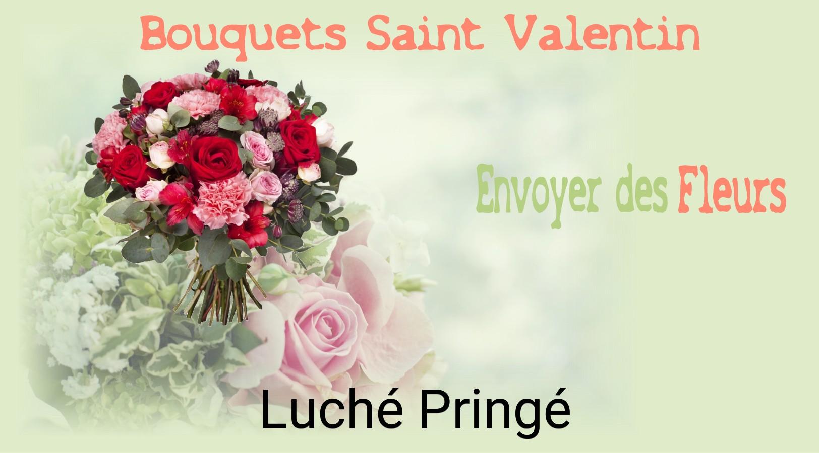 Roses de Saint-Valentin livrées à Luché-Pringé